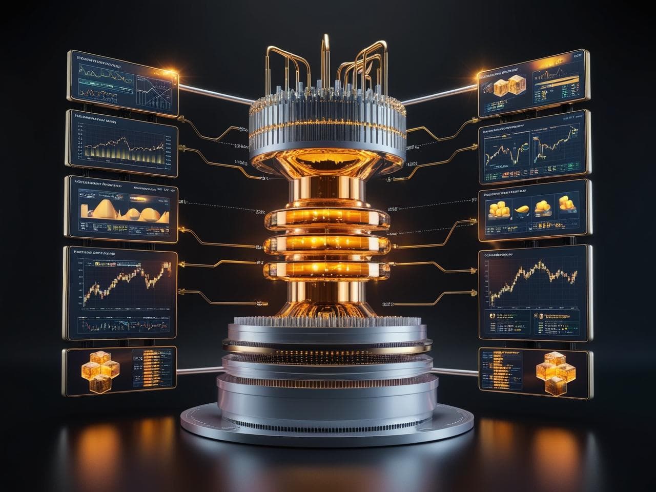Algorithmic Trading Technology Visualization